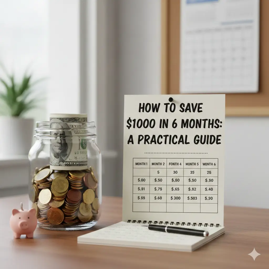 How to Save $1000 in 6 Months: A Practical Guide