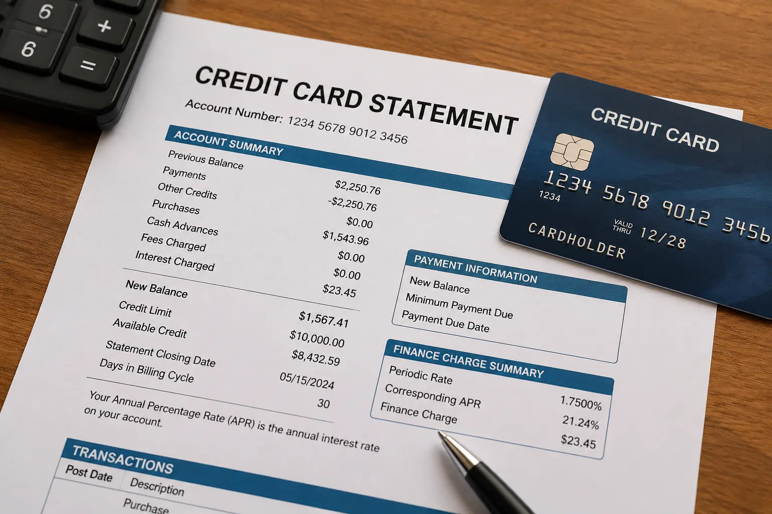what is a finance charge on a credit card
