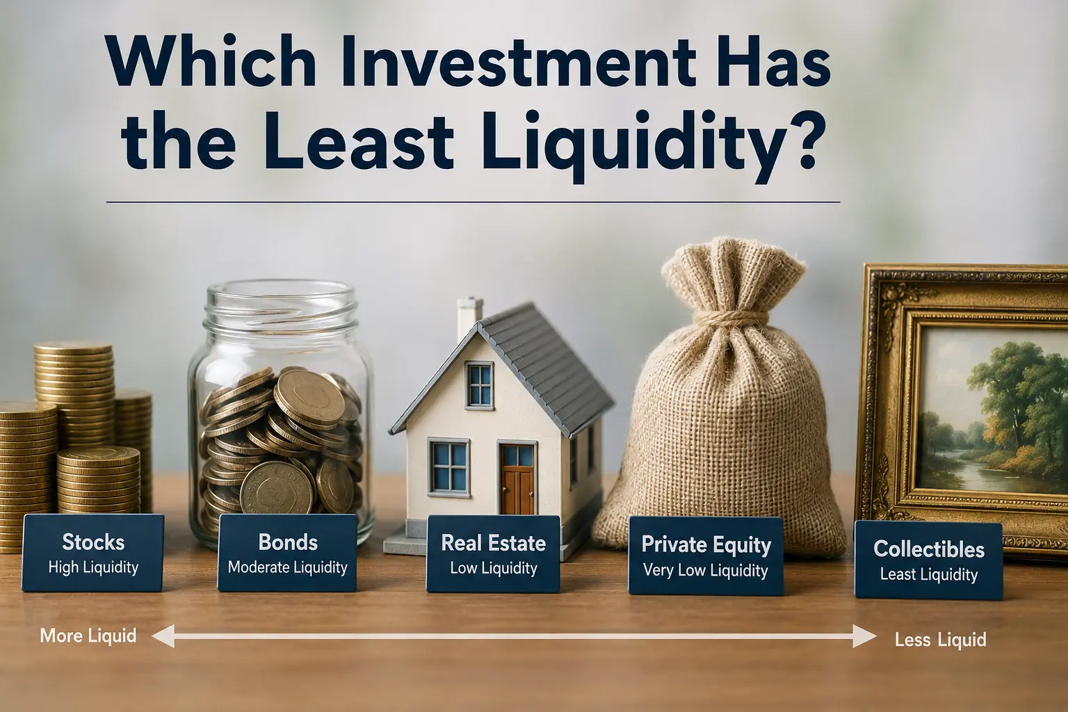 which investment has the least liquidity?