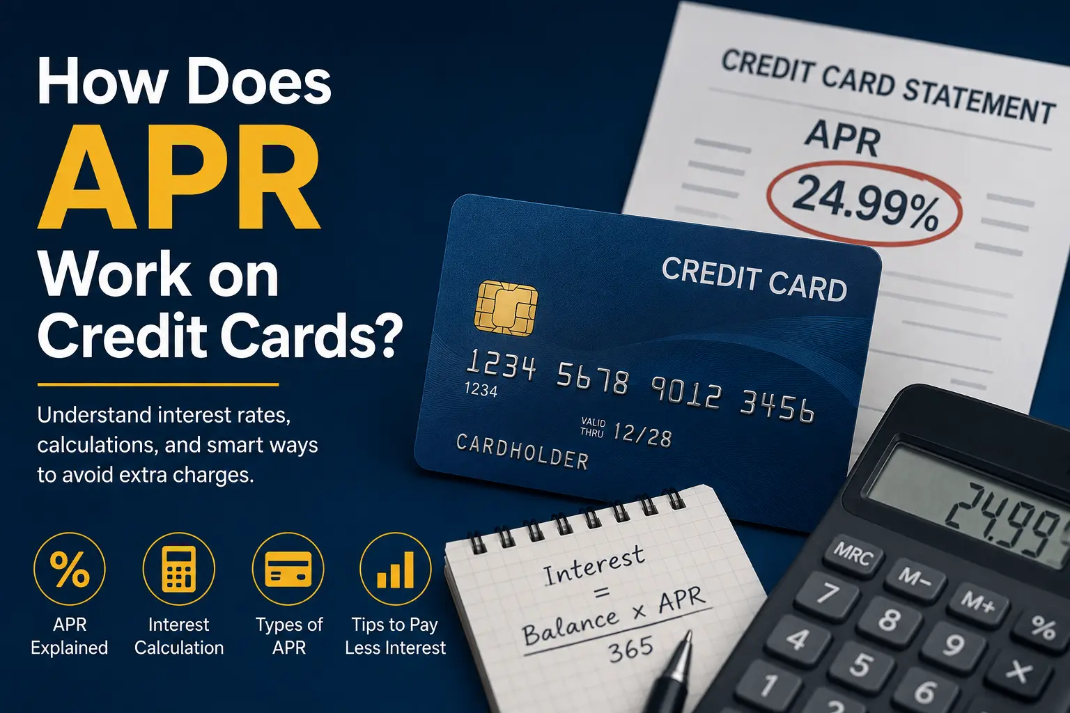 how does apr work on credit cards