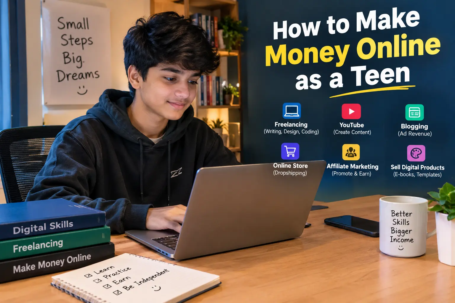 how to make money online as a teen
