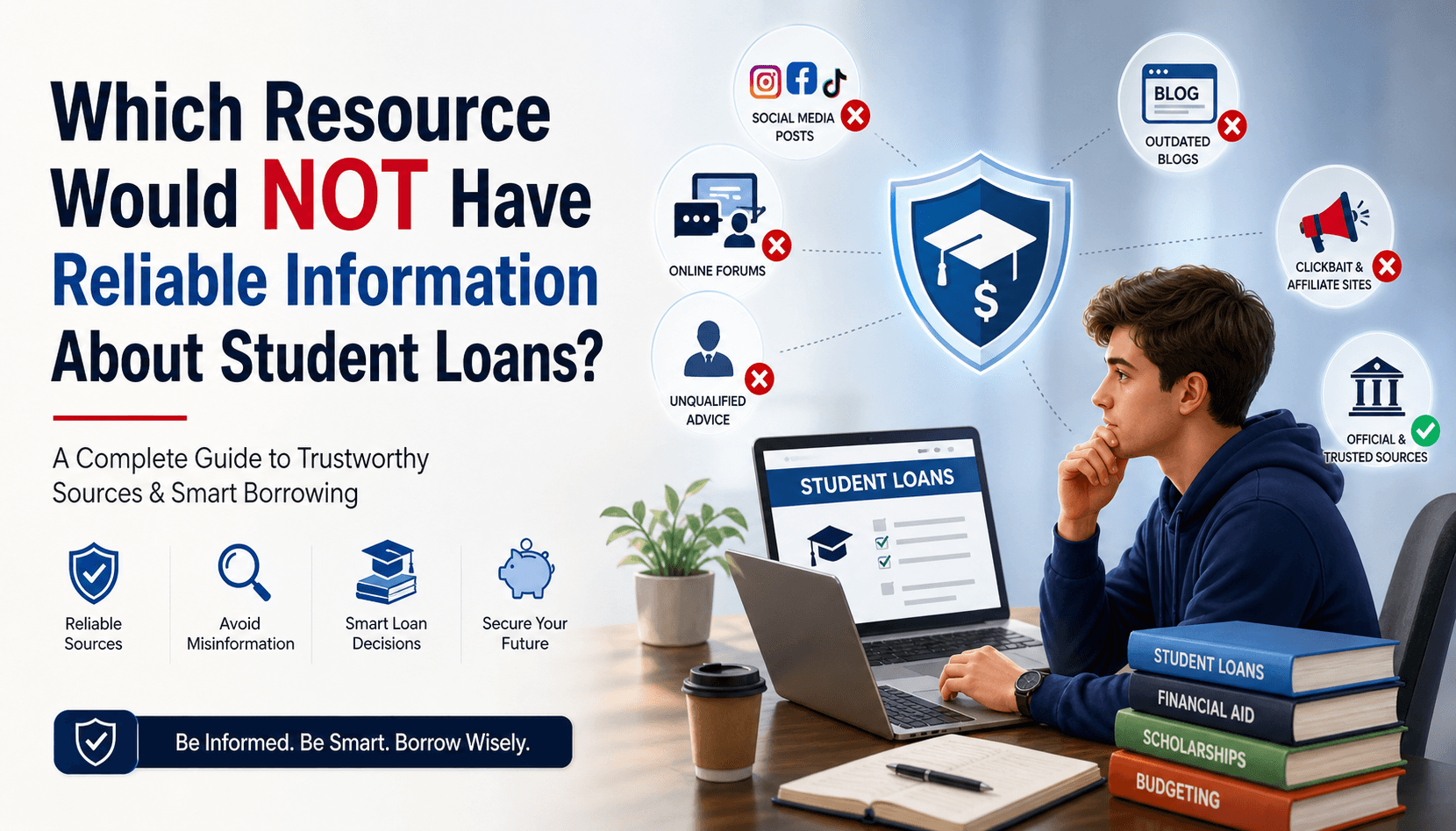 which resource would not have reliable information about student loans?