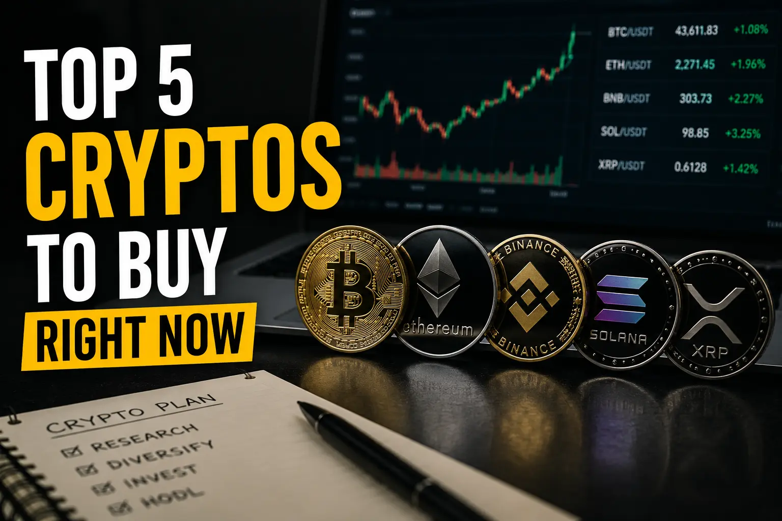 top 5 cryptos to buy right now
